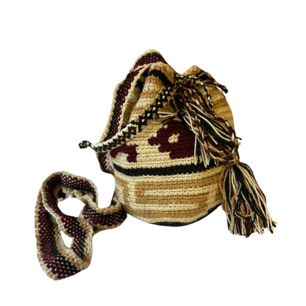 Mochila Pequeña Amarillo/Marron
