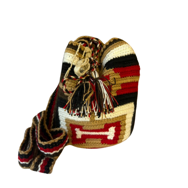 Mochila Pequeña Amarillo/Negro/Rojo