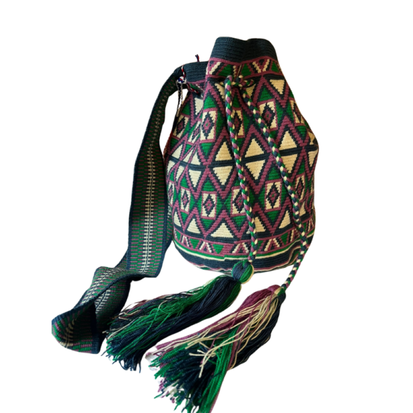 Mochila Pequeña Blanco/Morada