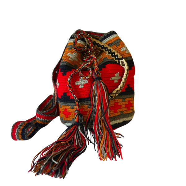 Mochila Pequeña Rojo / Amarillo